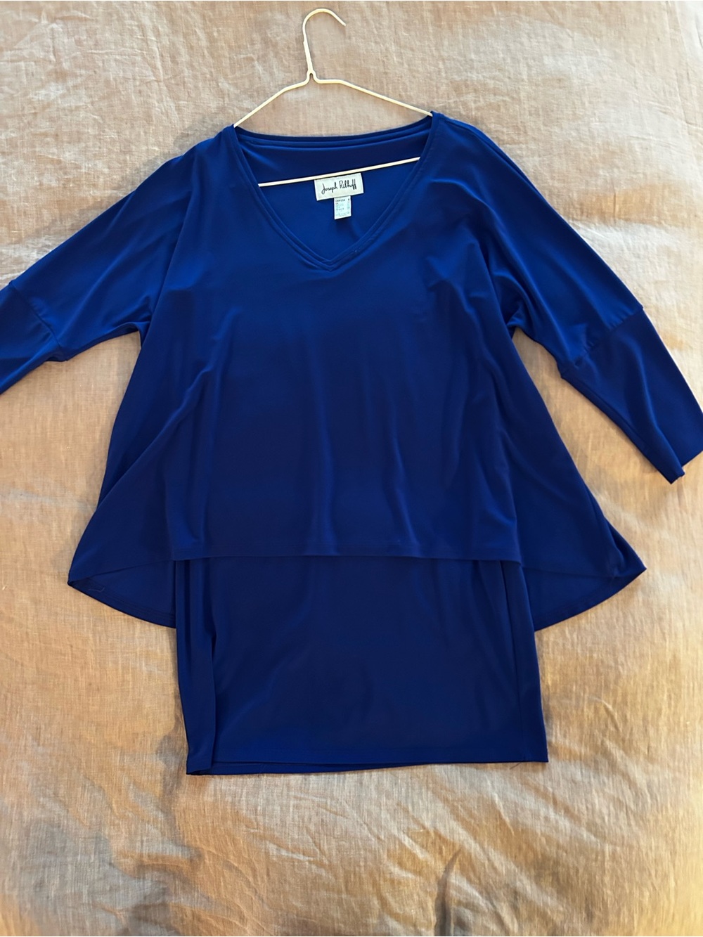Joseph Ribkoff Royal Blue Layered V-Neck Dress/Tunic